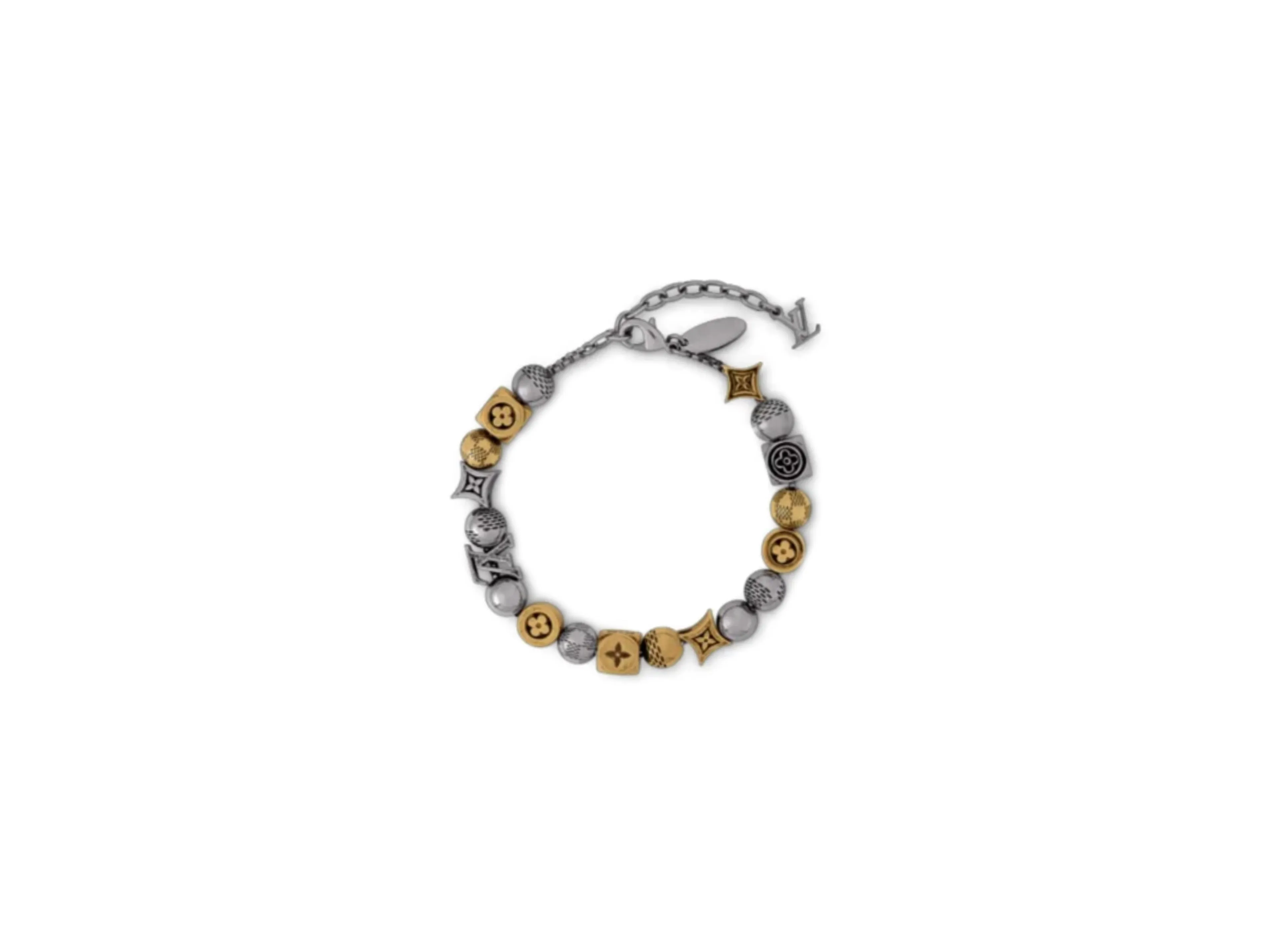Damier Party Beaded Charm Bracelet D15017645