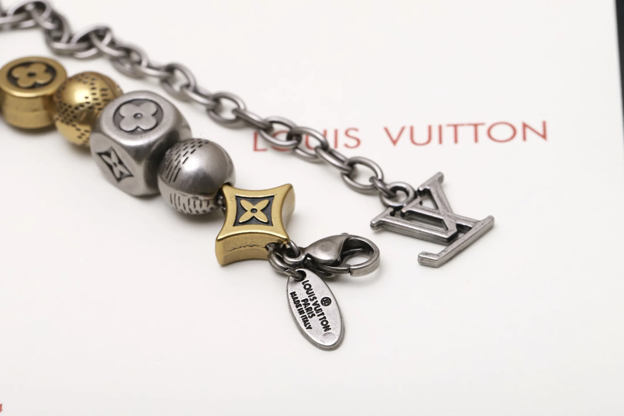 Damier Party Beaded Charm Bracelet D15017645 — view 5