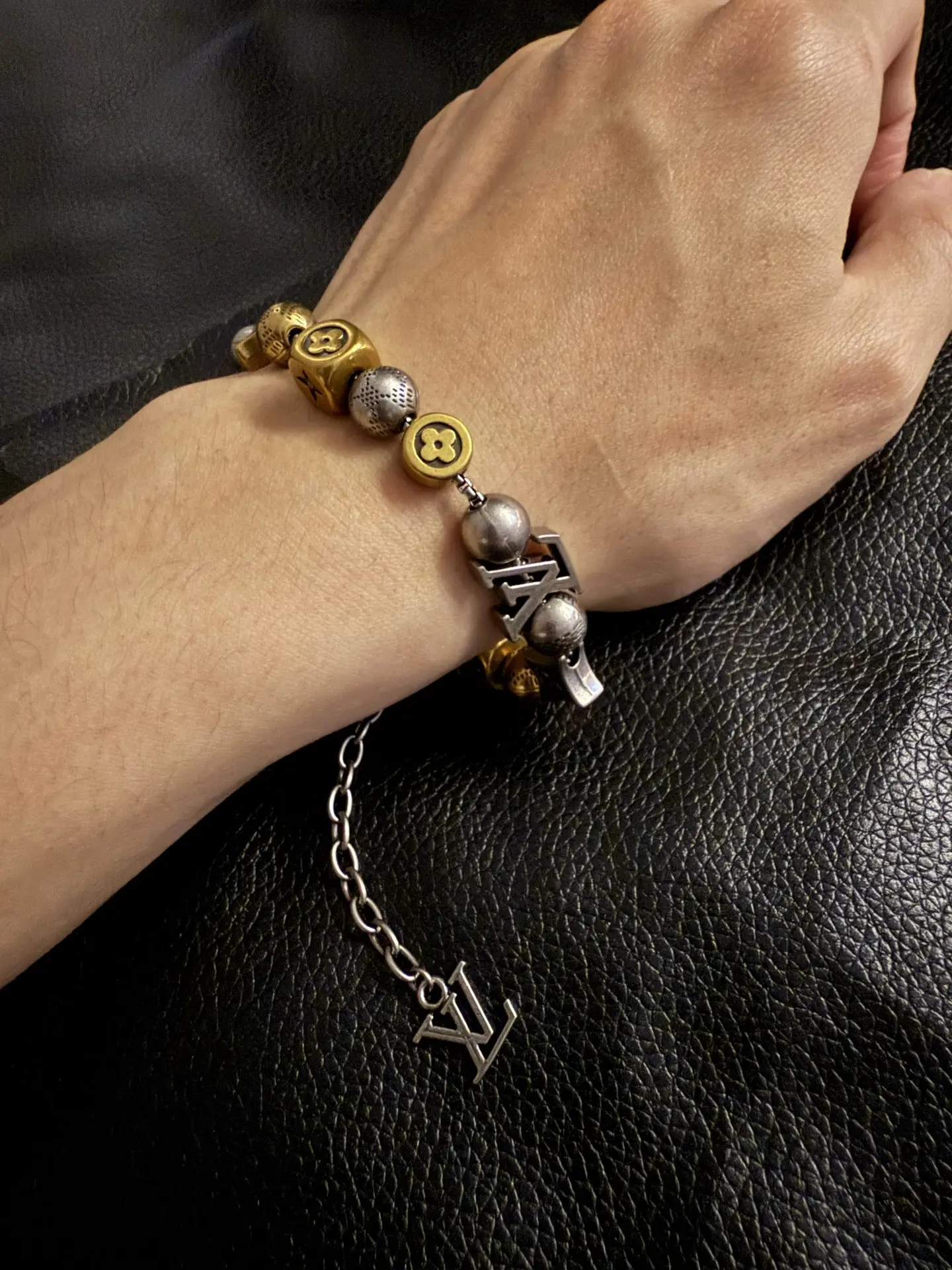 Damier Party Beaded Charm Bracelet D15017645 — view 8