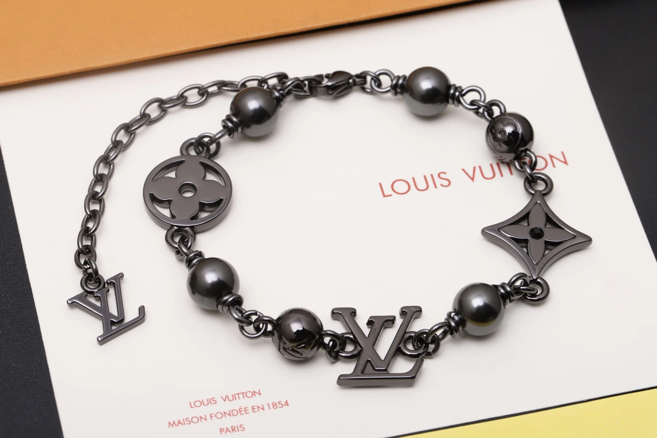 LV Pearls Monogram Charm Bracelet D10517649 — view 3