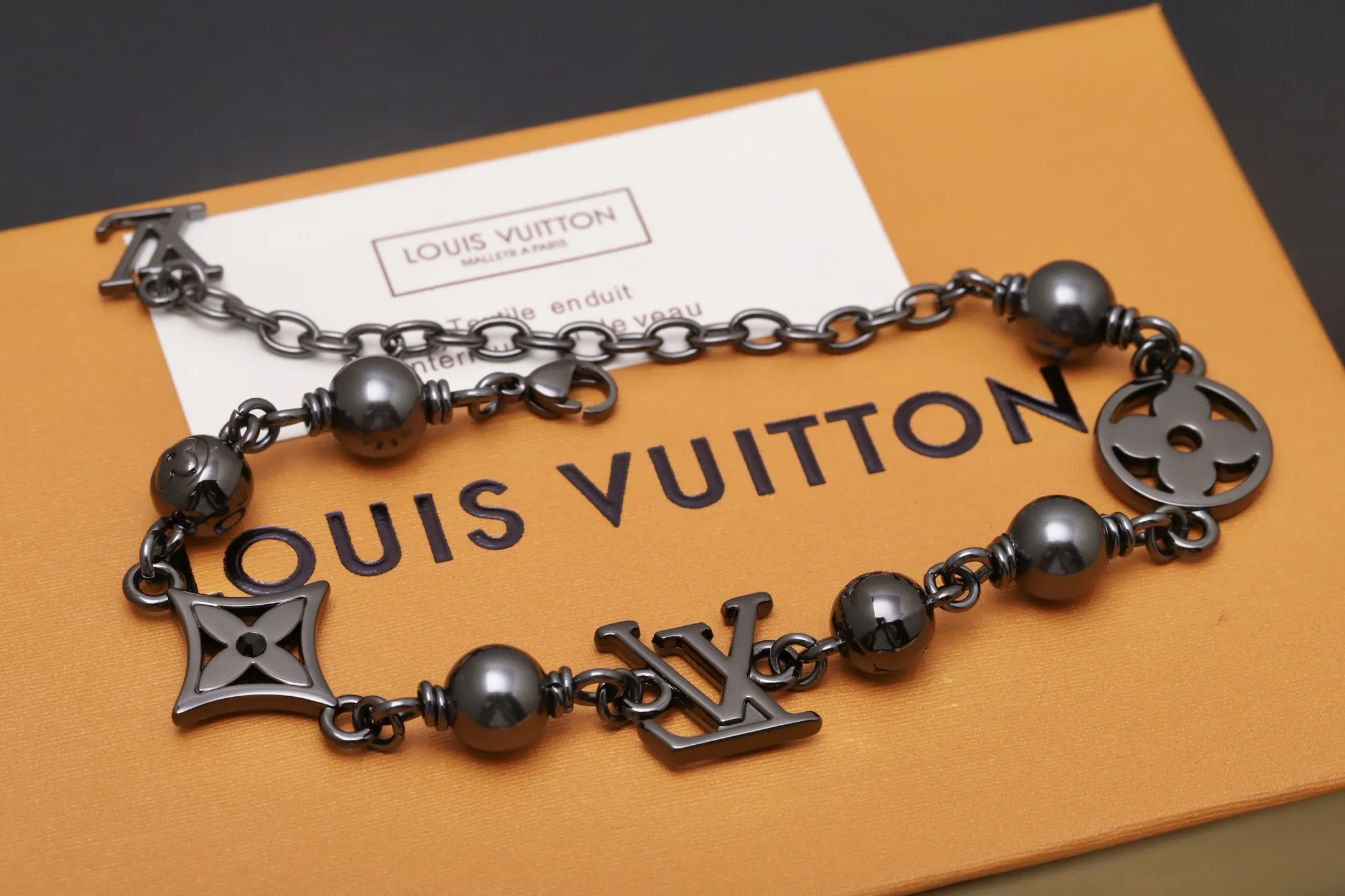 LV Pearls Monogram Charm Bracelet D10517649 — view 4