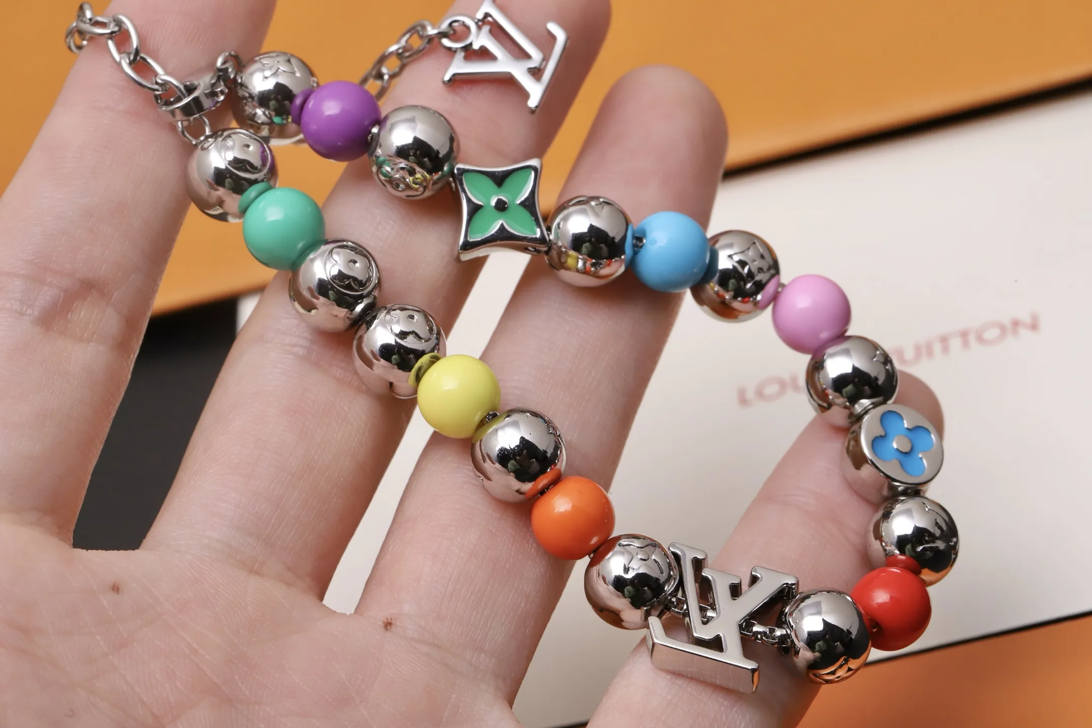LV Candy Beaded Charm Bracelet D10517443 — view 4