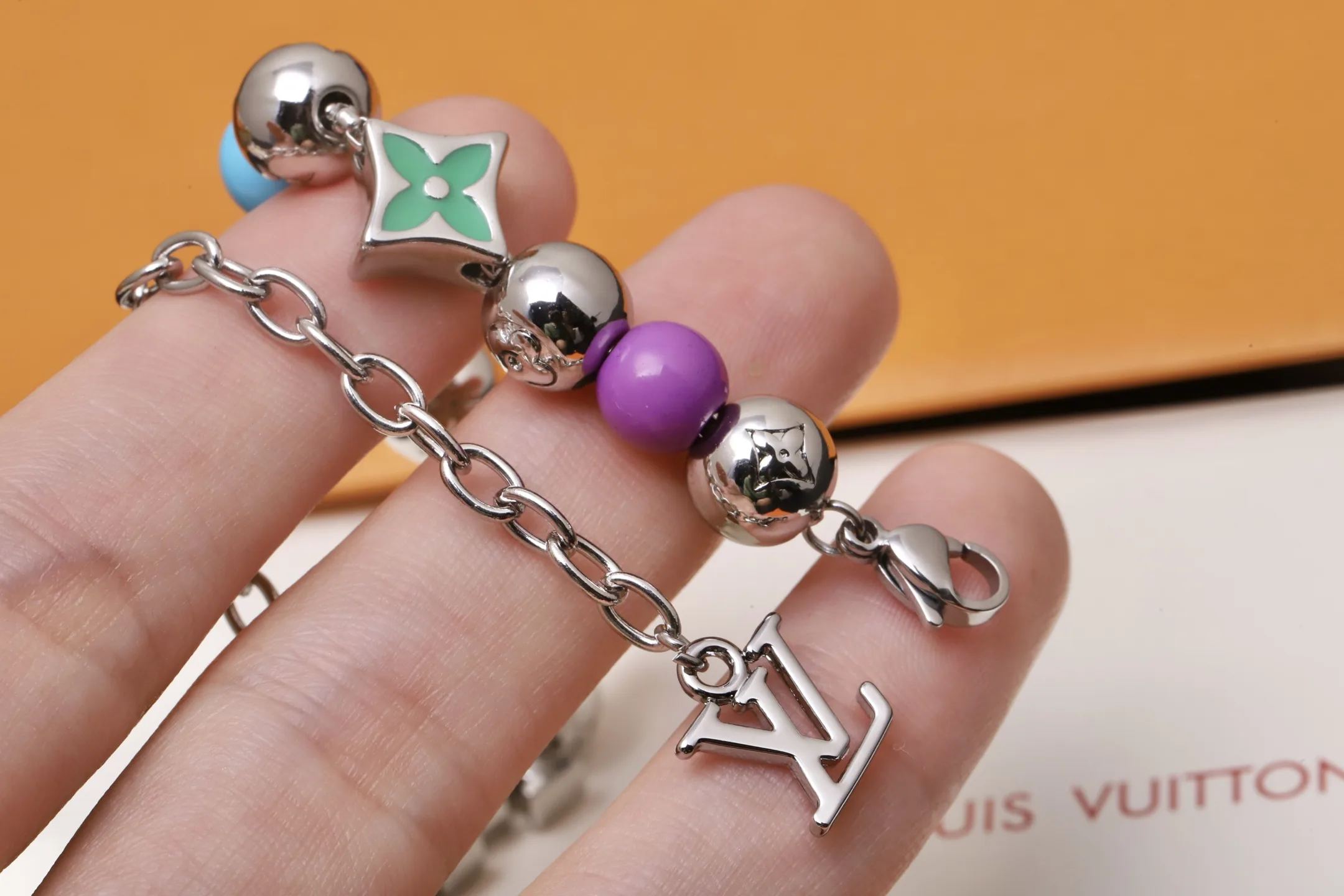 LV Candy Beaded Charm Bracelet D10517443 — view 6