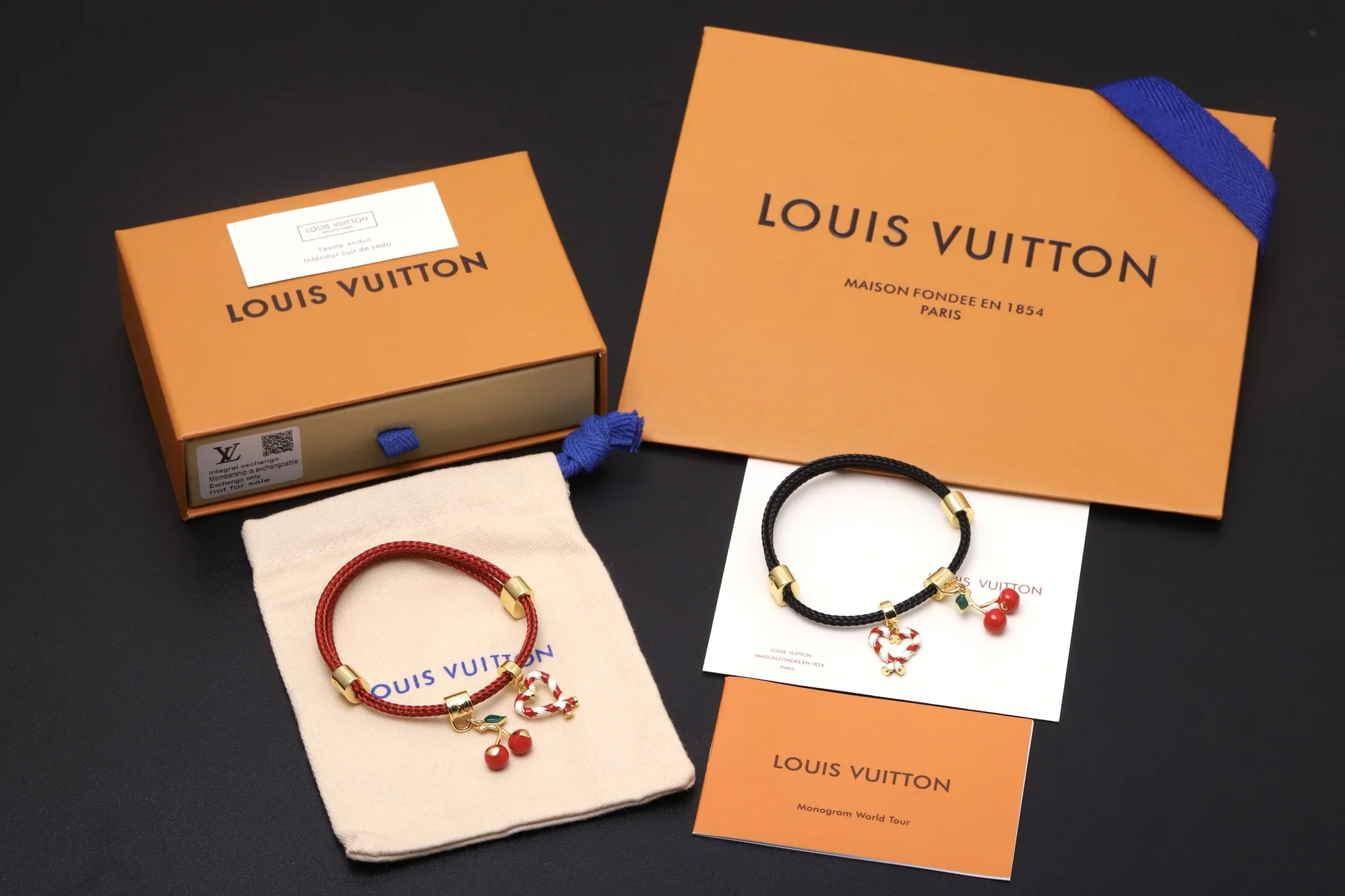 Louis Vuitton x Takashi Murakami Cerise Charm Bracelet D13517476 — view 4