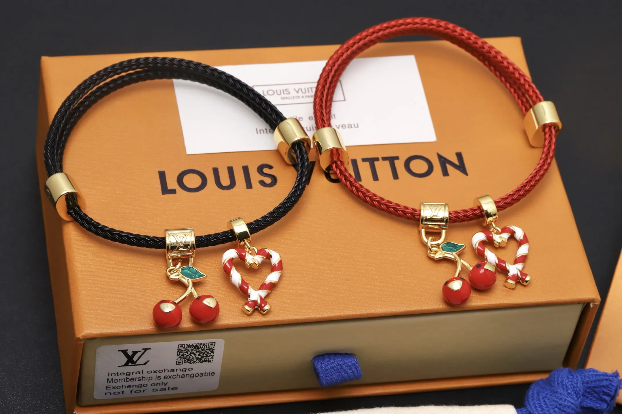 Louis Vuitton x Takashi Murakami Cerise Charm Bracelet D13517476 — view 5