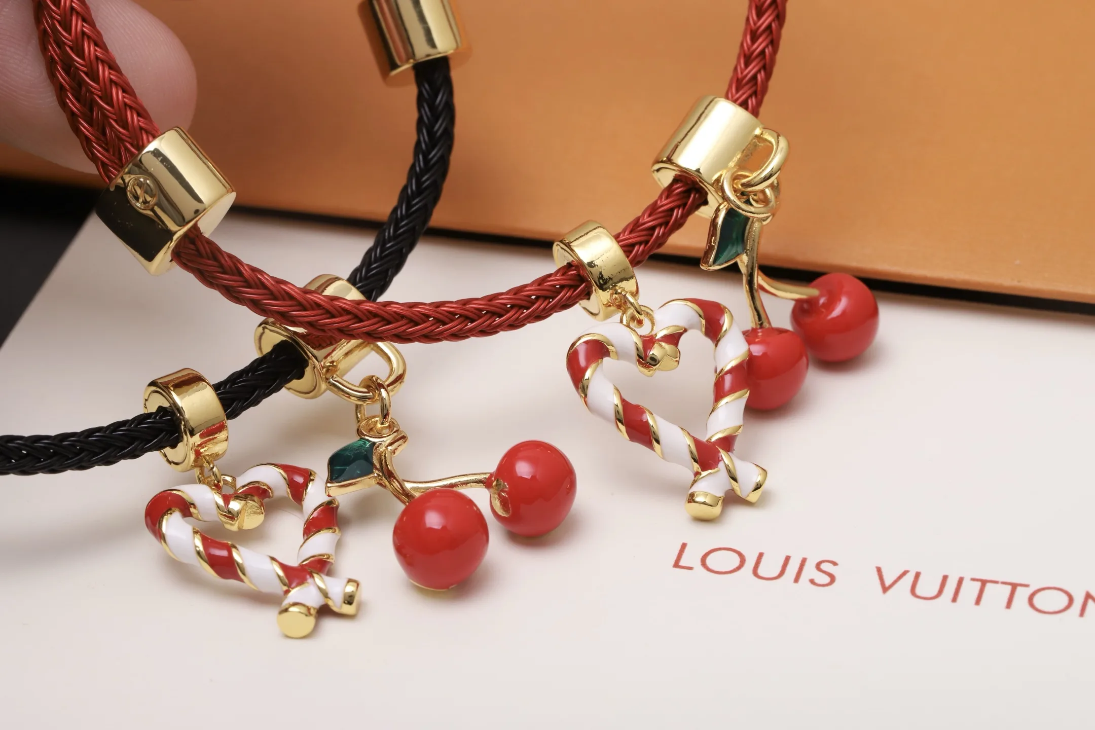 Louis Vuitton x Takashi Murakami Cerise Charm Bracelet D13517476 — view 7