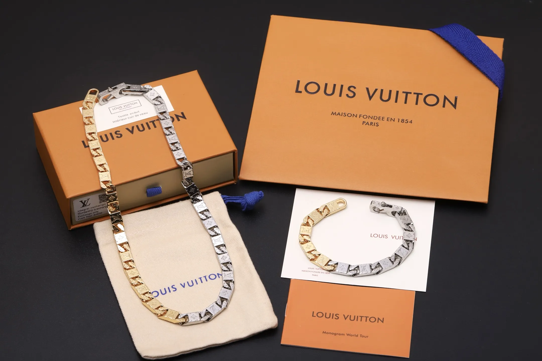 Monogram Tied Up Two-Tone Bracelet D11017523 — view 2