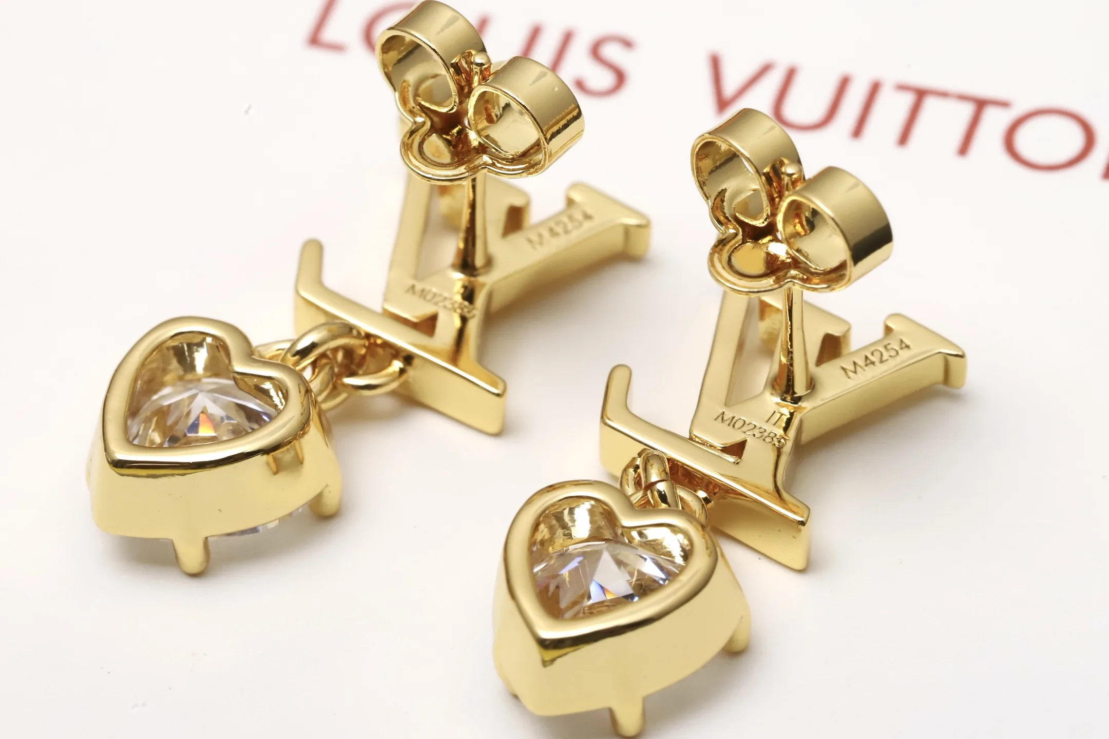 Flowergram Heart Crystal Drop Earrings D13517658 — view 7