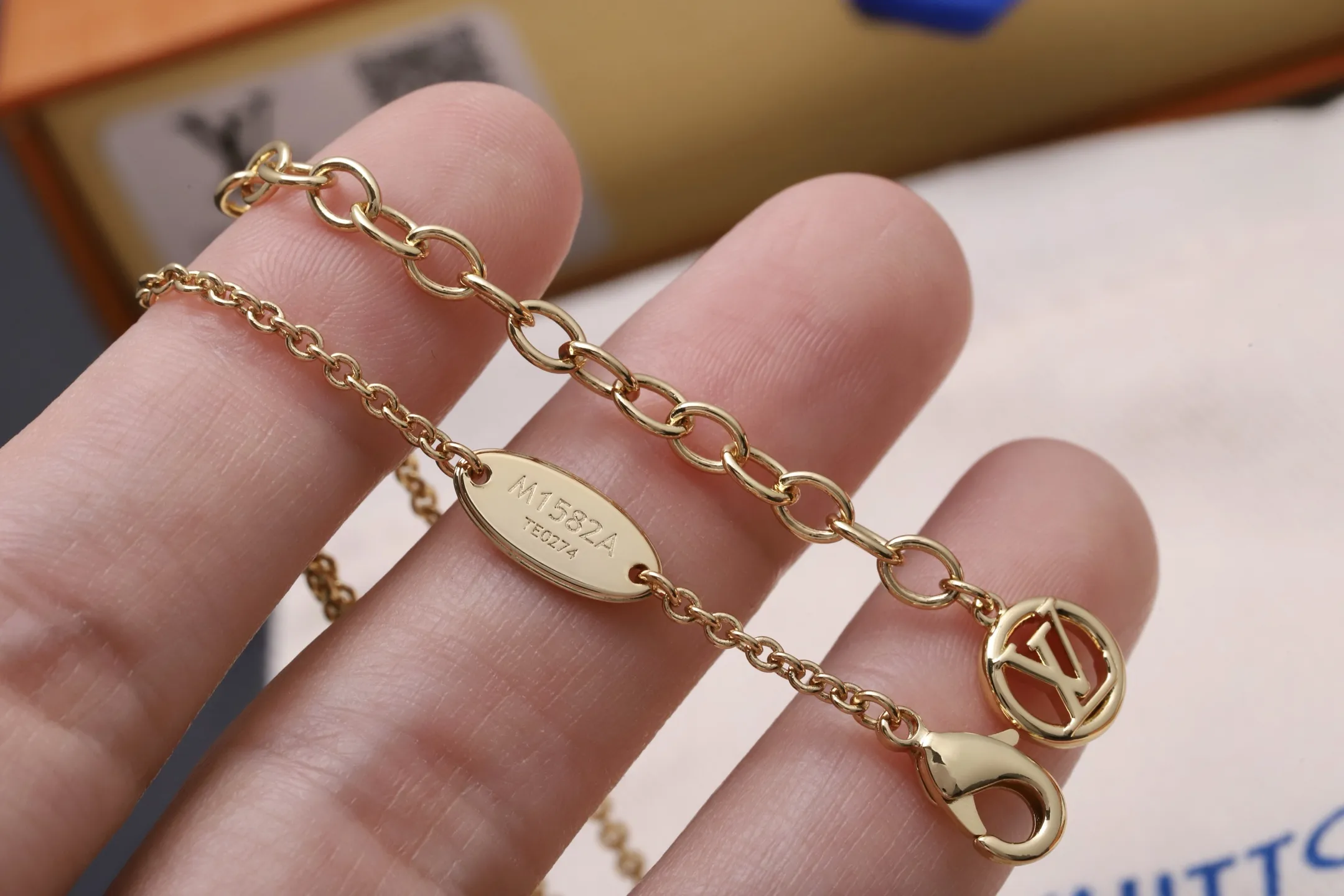 Signature Script Double-Layer Necklace D14517226 — view 6