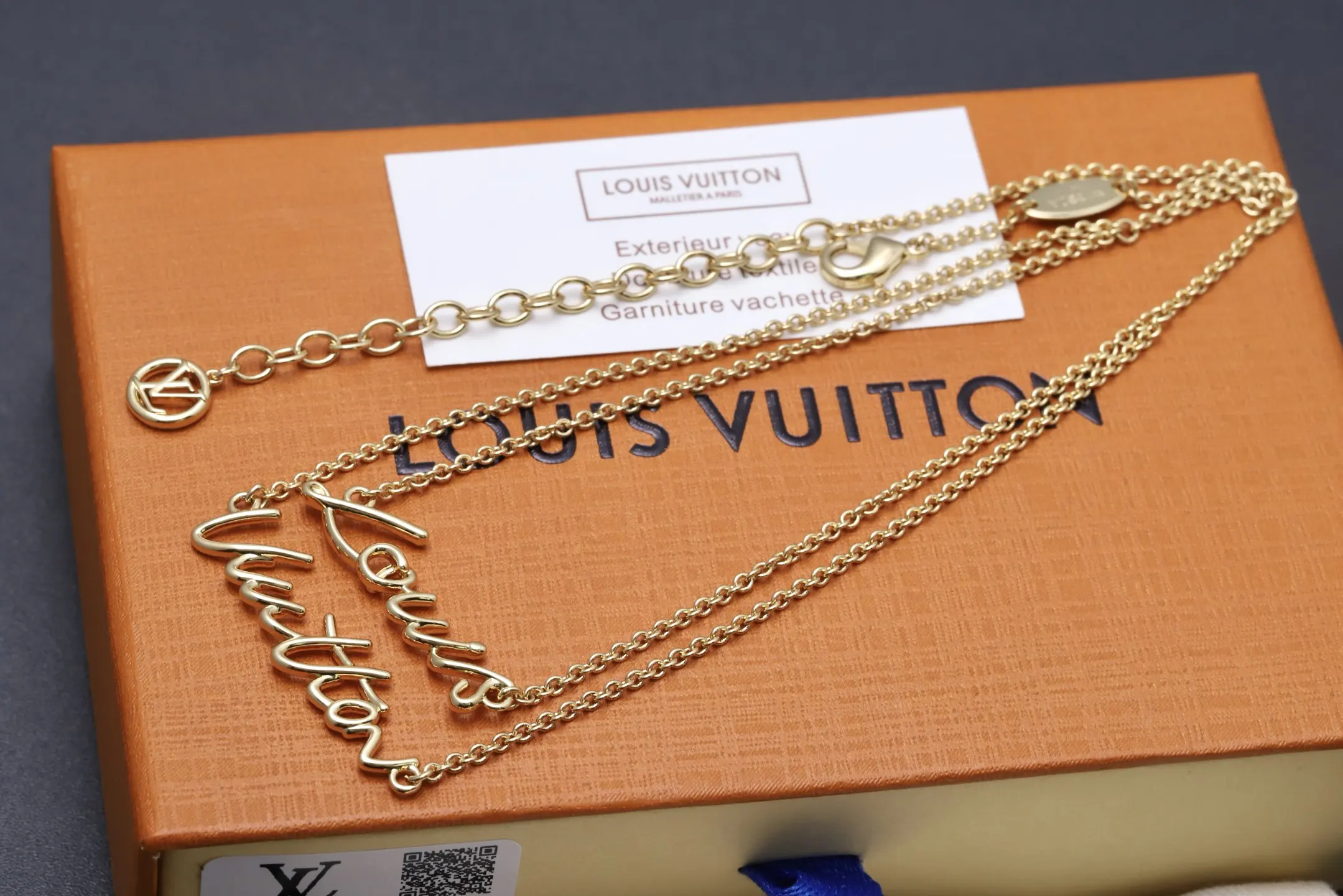 Signature Script Double-Layer Necklace D14517226 — view 8