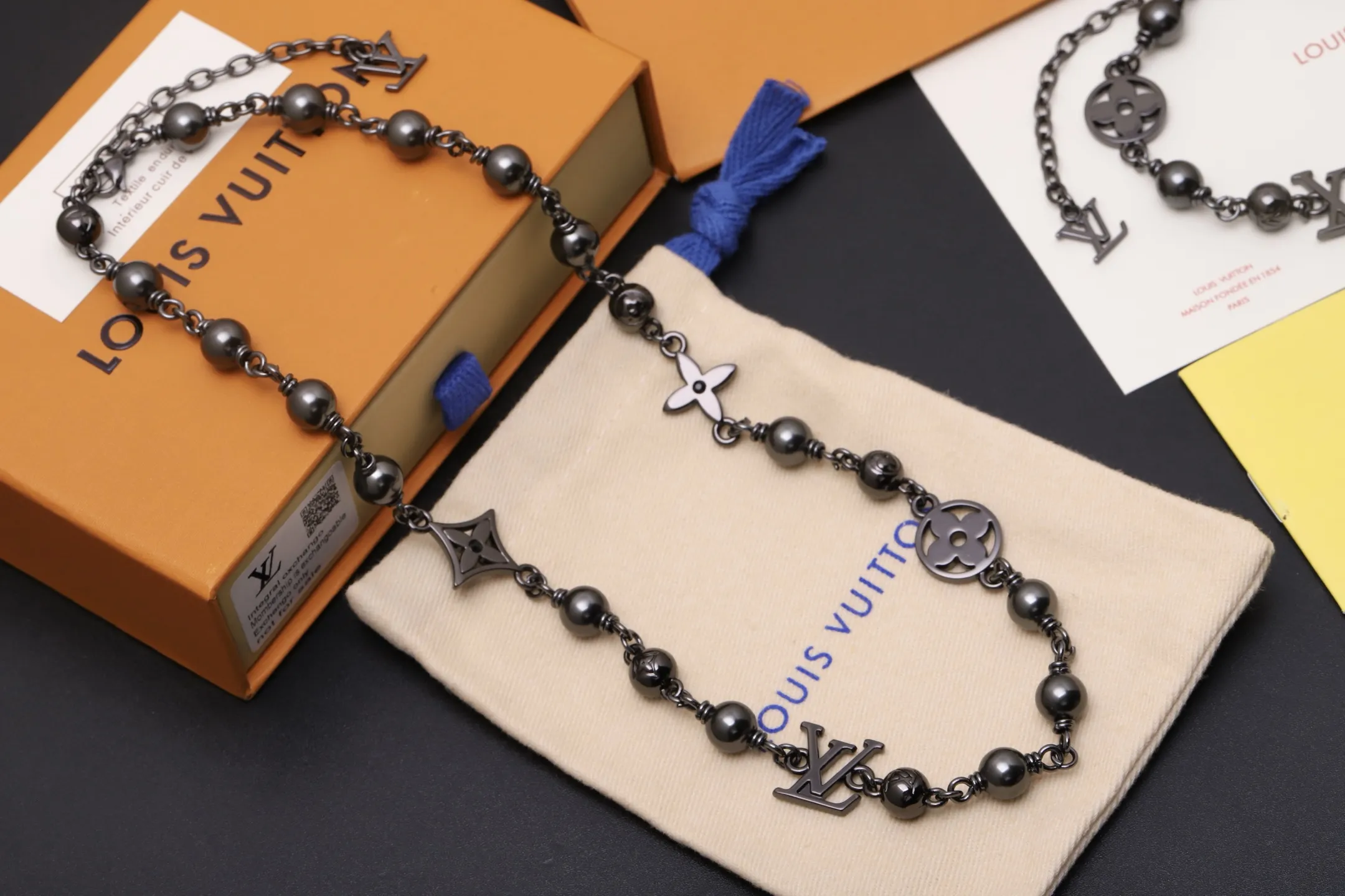 LV Pearls Monogram Necklace D15017650 — view 3