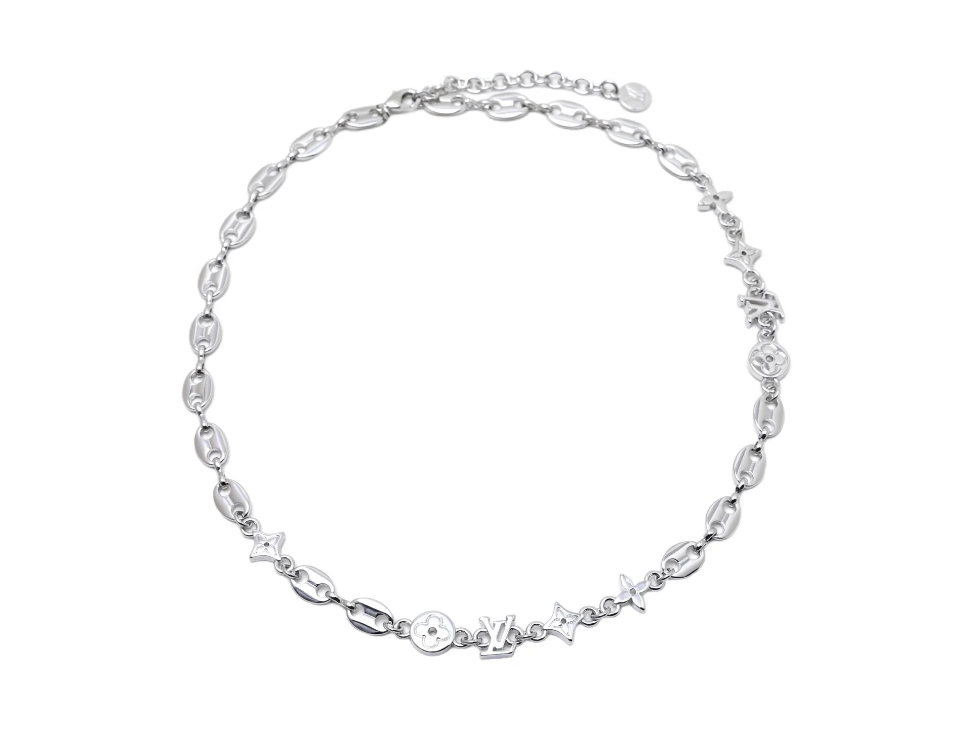 Sailor Monogram Flower Chain Necklace D16017475