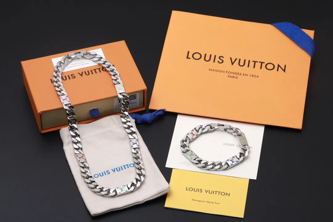 Mosaic Monogram Enamel Chain Bracelet D12017450 — view 4
