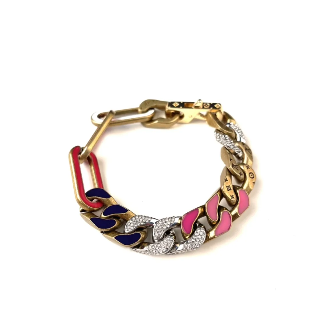 Mixed Chains Monogram Necklace D22017458 — view 2