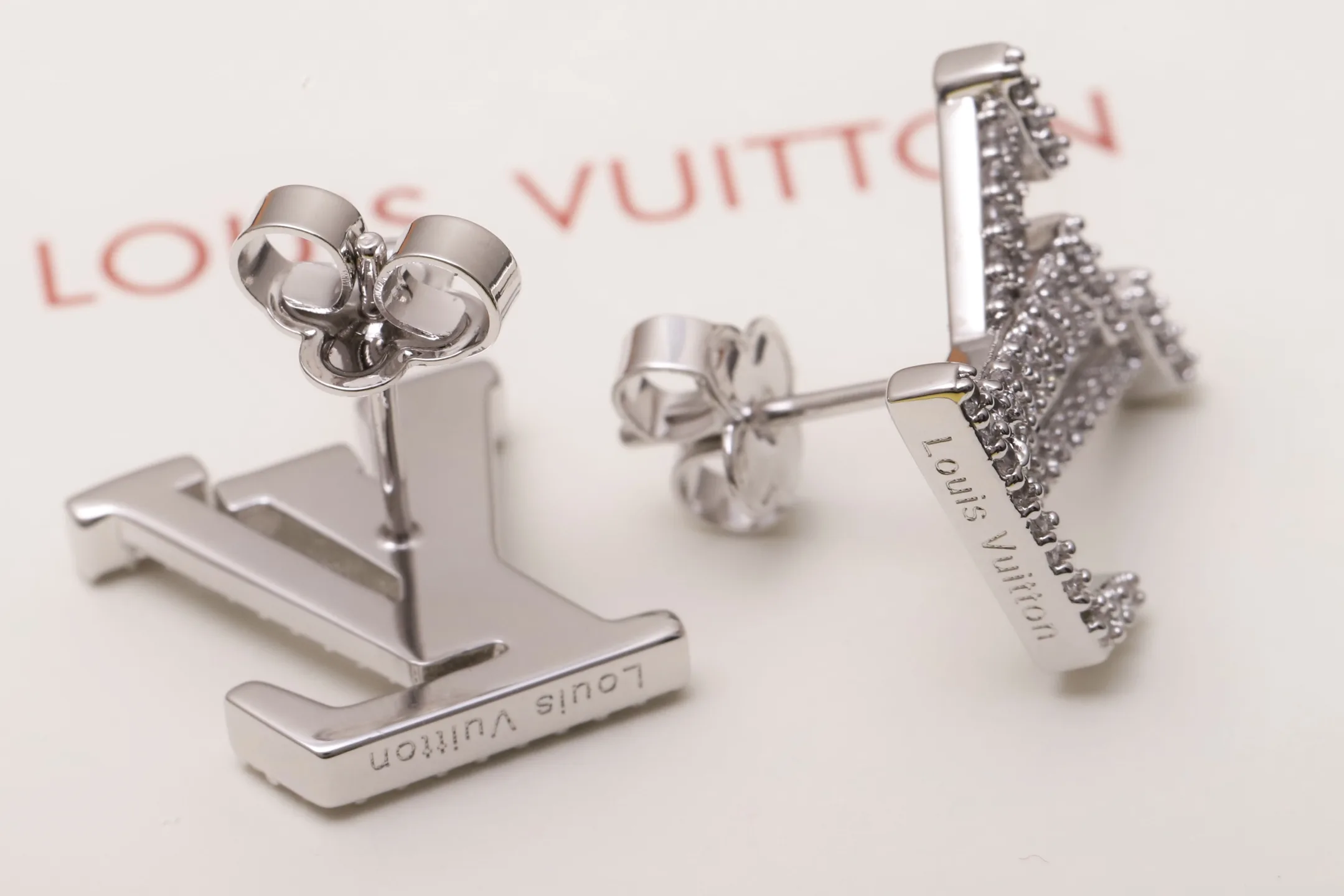 Crystal-Embellished Logo Stud Earrings D11517639 — view 5