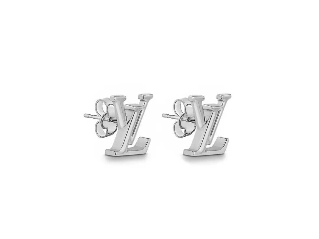 LV Iconic Logo Stud Earrings D12017621
