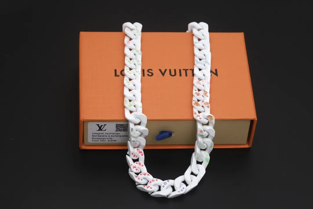 Monogram Clouds Cuban Chain Necklace D21016745 — view 6