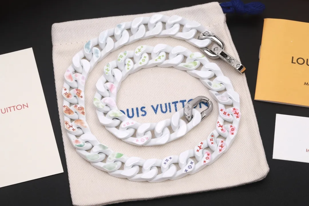 Monogram Clouds Cuban Chain Necklace D21016745 — view 7