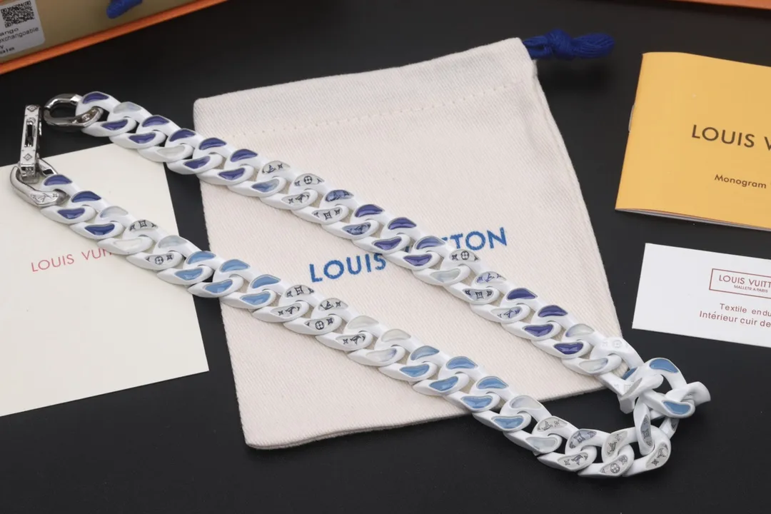 Monogram Clouds Cuban Chain Necklace D21016744 — view 2