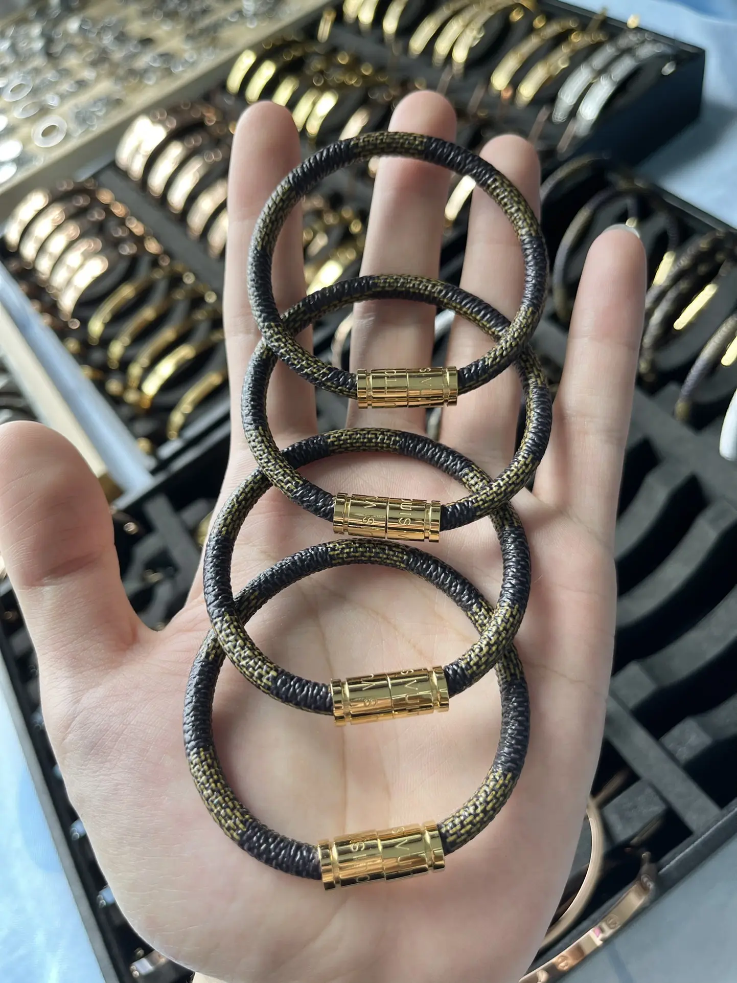 Monogram Canvas Magnetic Clasp Bracelet D10016559 — view 7