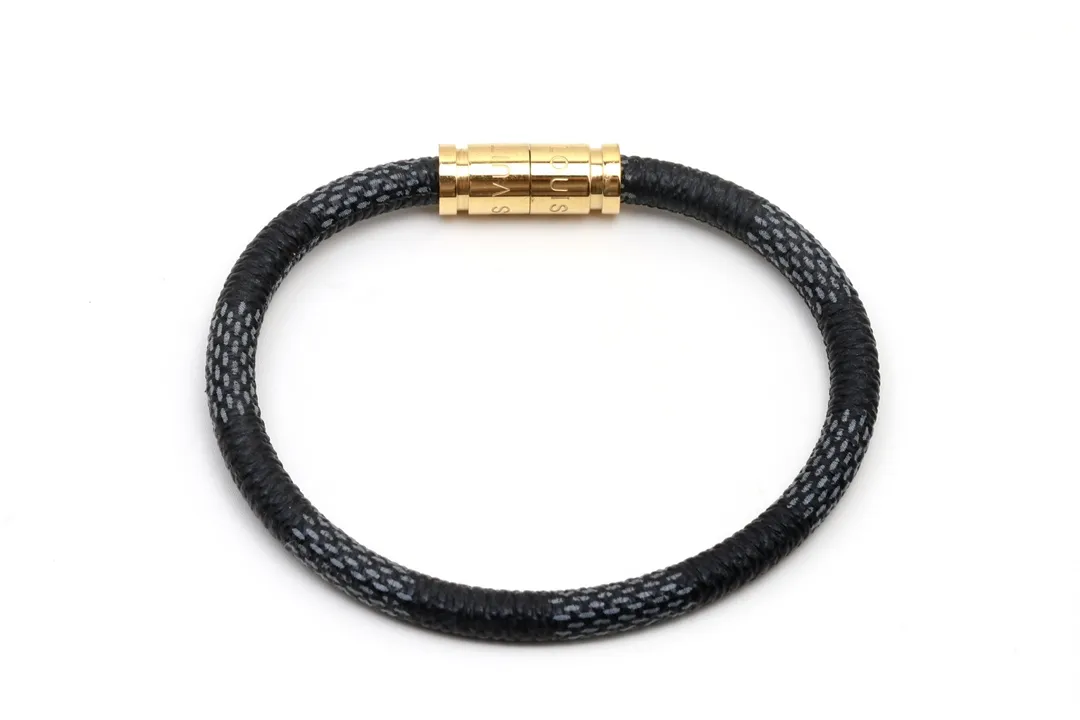 Monogram Eclipse Leather Magnetic Bracelet D10016560