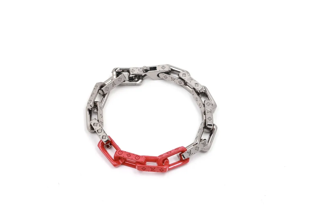 Monogram Engraved Chain Bracelet (Titanium Steel) D11017407