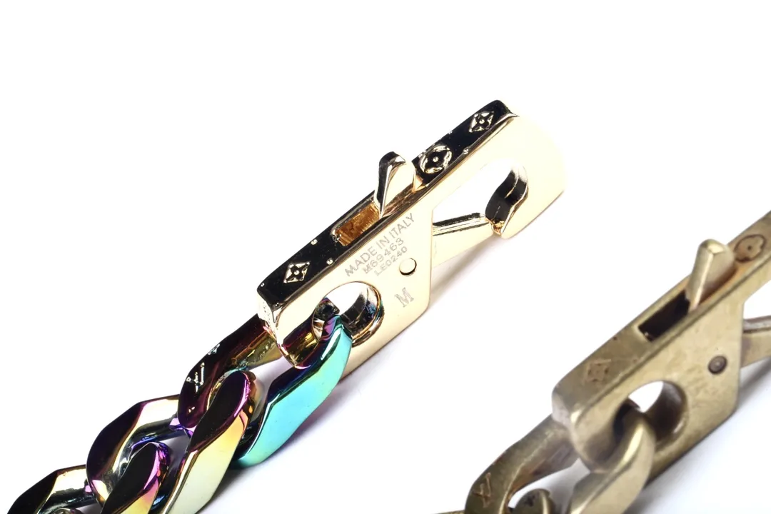 Monogram Cuban Chain Bracelet (Titanium Steel) D16017571 — view 2