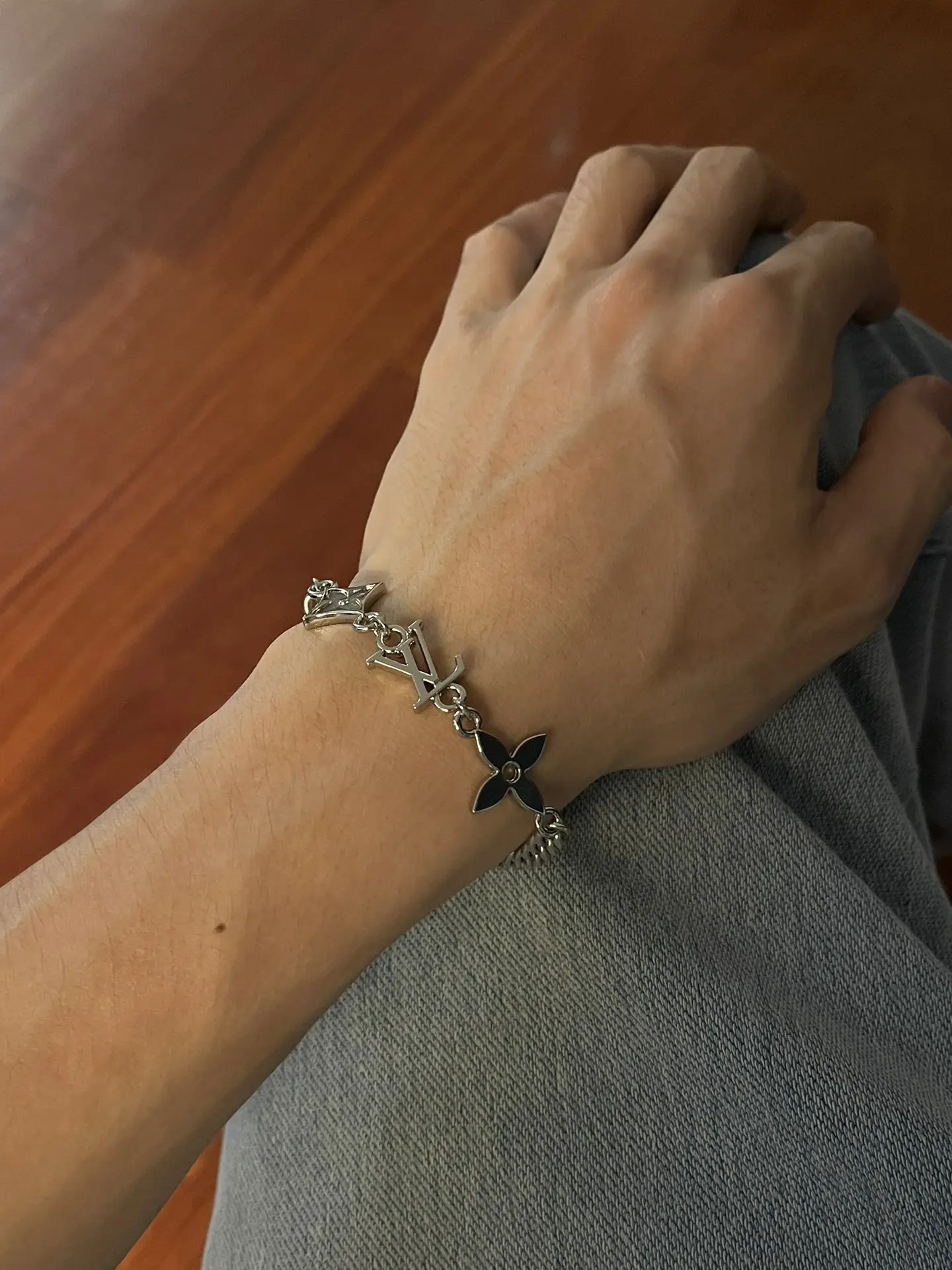MNG Row Monogram Chain Bracelet D13017415 — view 8