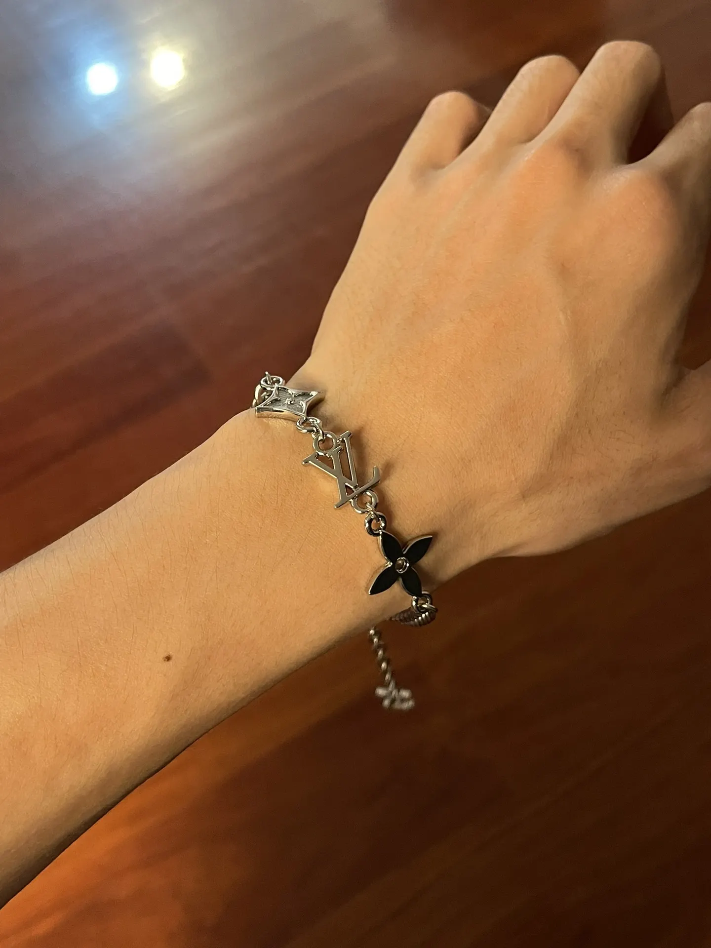 MNG Row Monogram Chain Bracelet D13017415 — view 9