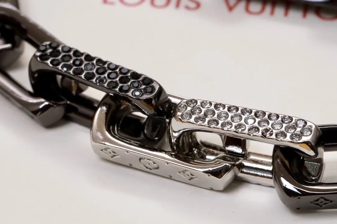 Monogram Chain Bracelet with Crystals D12017582 — view 6