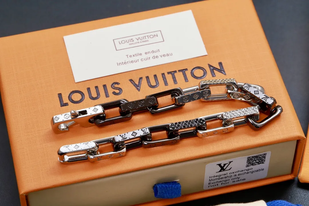 Monogram Chain Bracelet with Crystals D12017582 — view 7