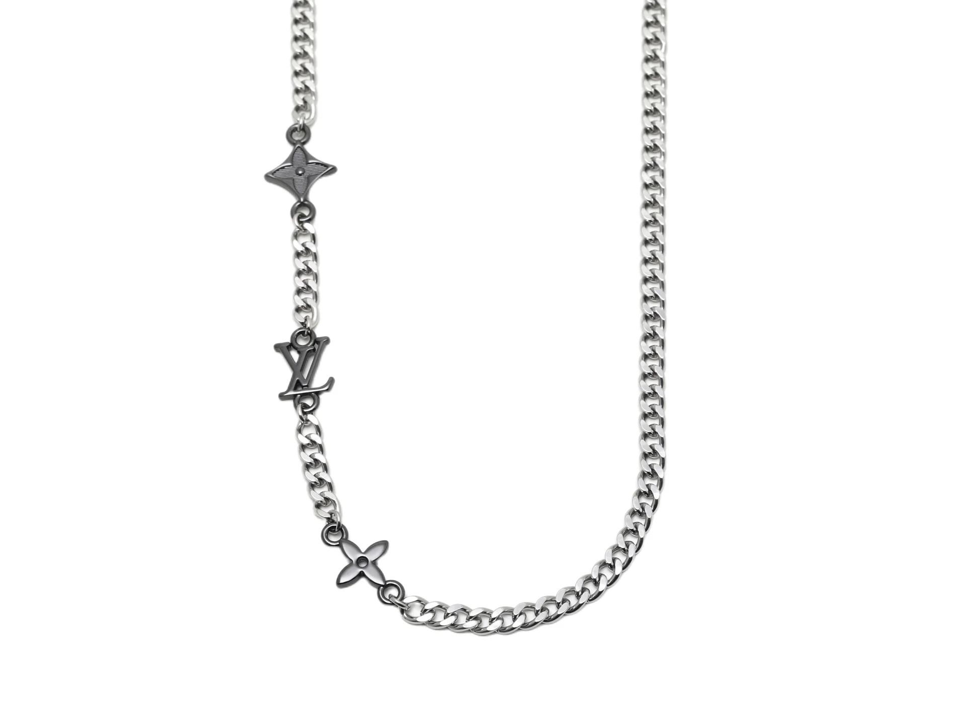 Monogram Row Chain Necklace D14517513