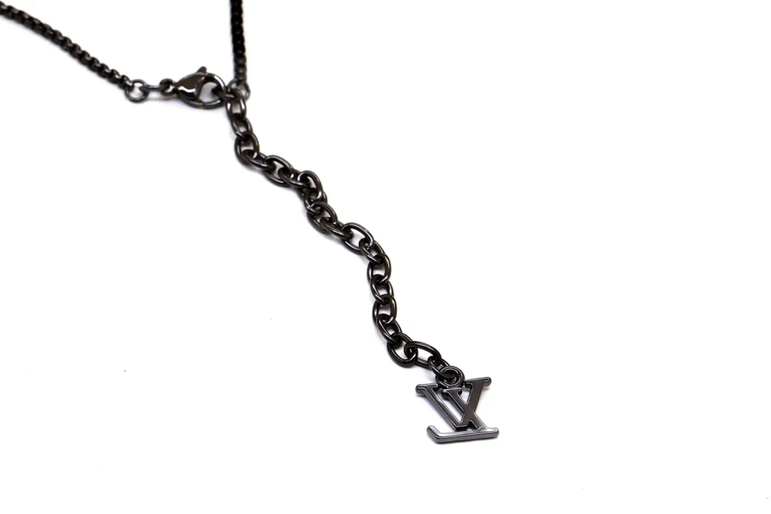 Monogram Party Enamel Bead Necklace D18016749 — view 3