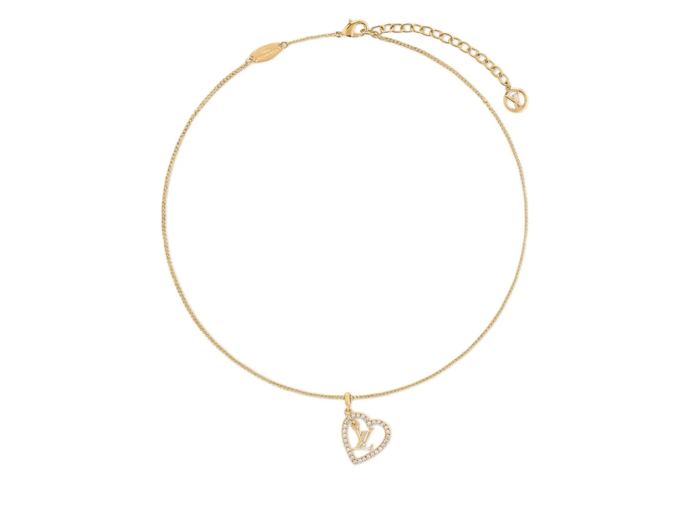 My LV Heart Pendant Necklace D14017656