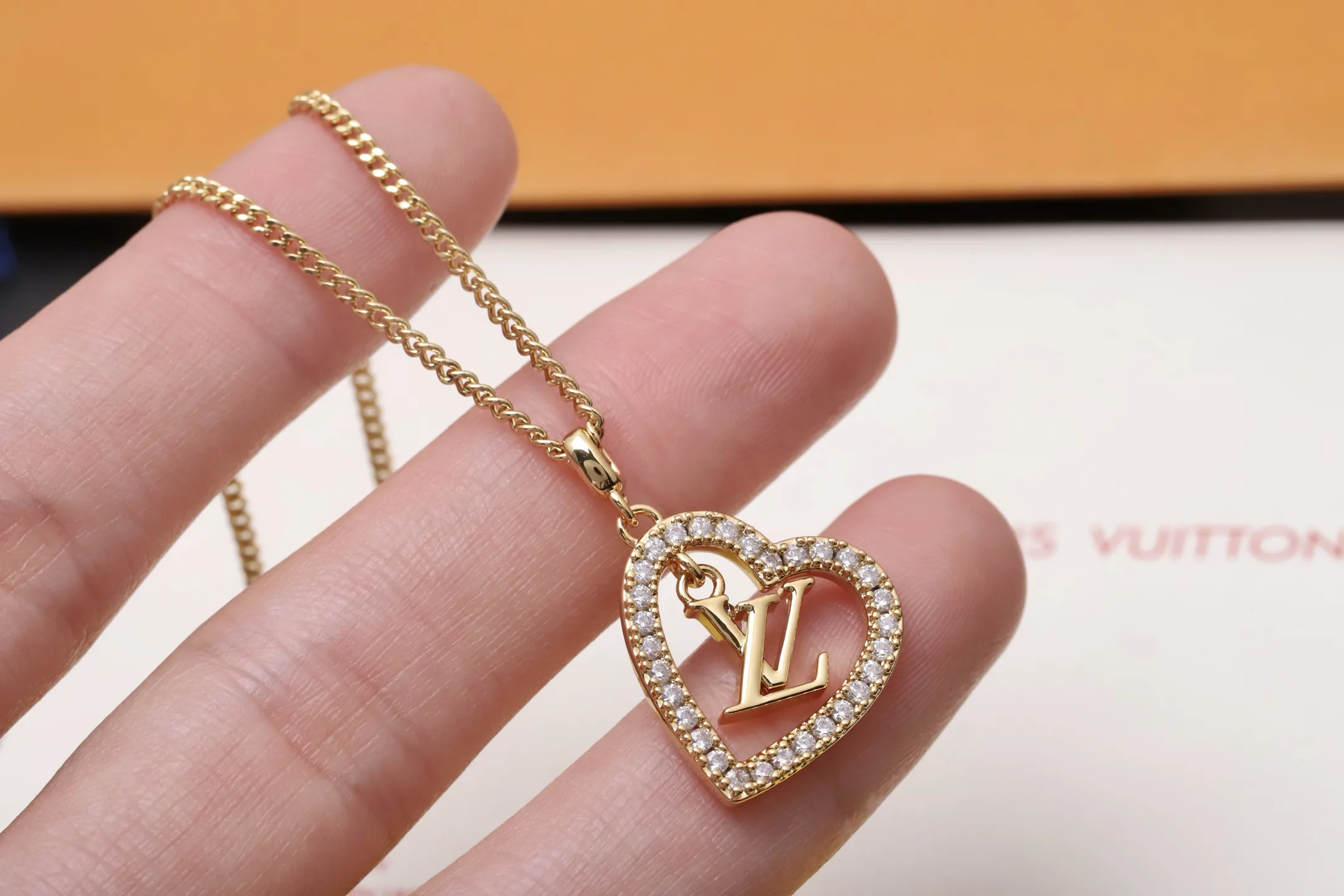 My LV Heart Pendant Necklace D14017656 — view 5