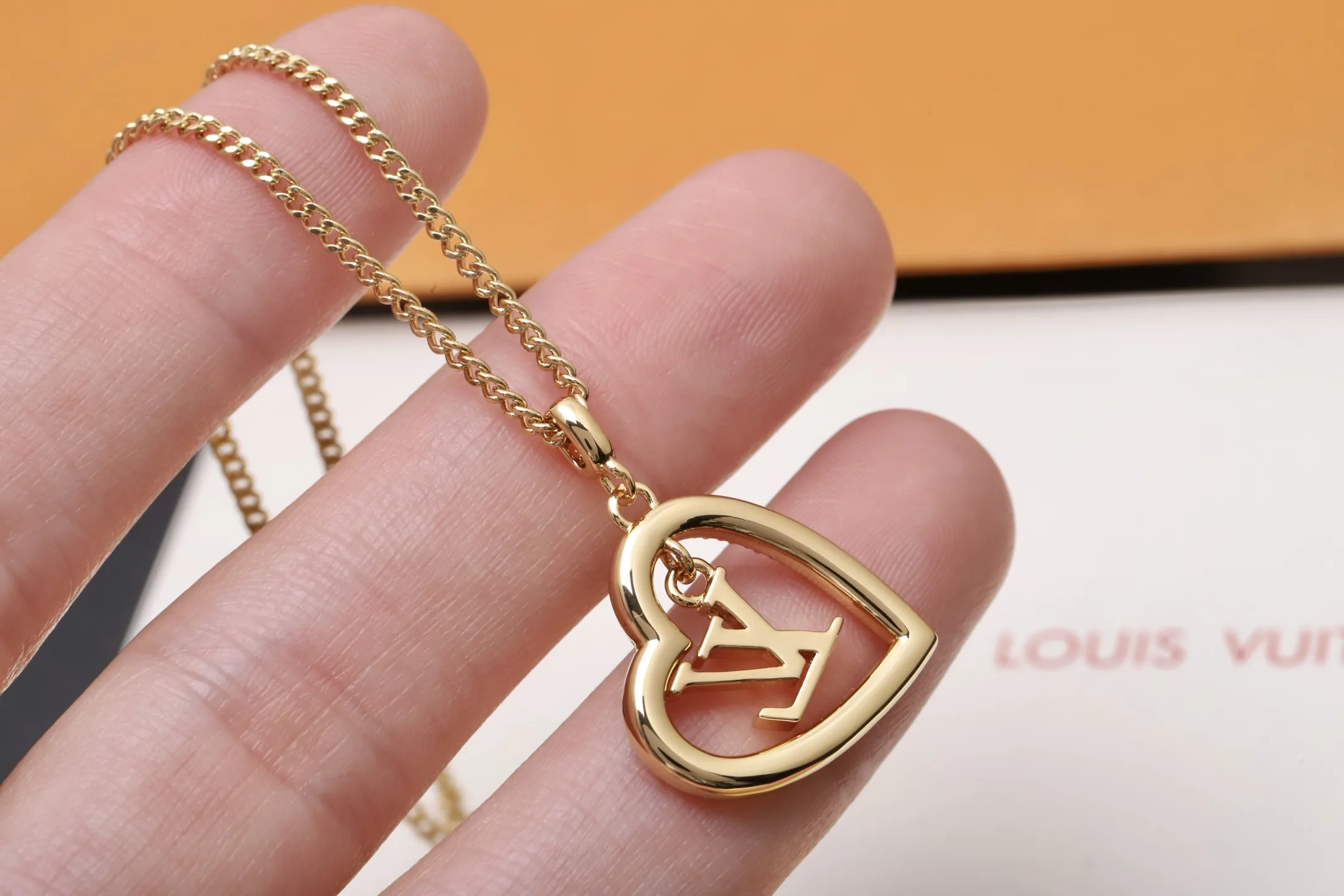 My LV Heart Pendant Necklace D14017656 — view 6