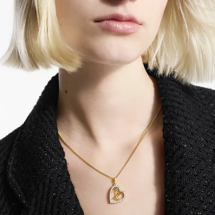 My LV Heart Pendant Necklace D14017656 — view 9