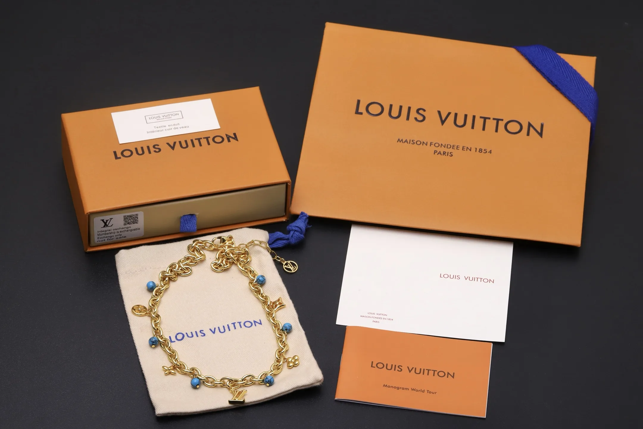 My LV Pearl Charm Necklace D16017511 — view 2