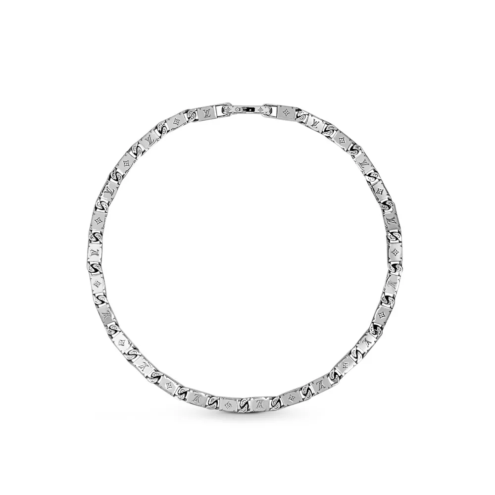 Monogram Tied Up Paradise Chain Necklace D14517457
