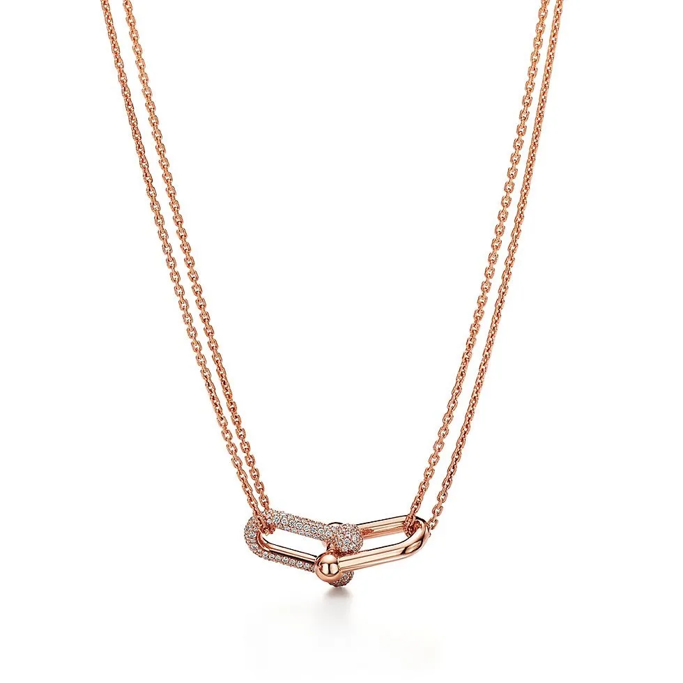 HardWear Double Link Pendant Necklace (Gold-Plated Brass) D14517019