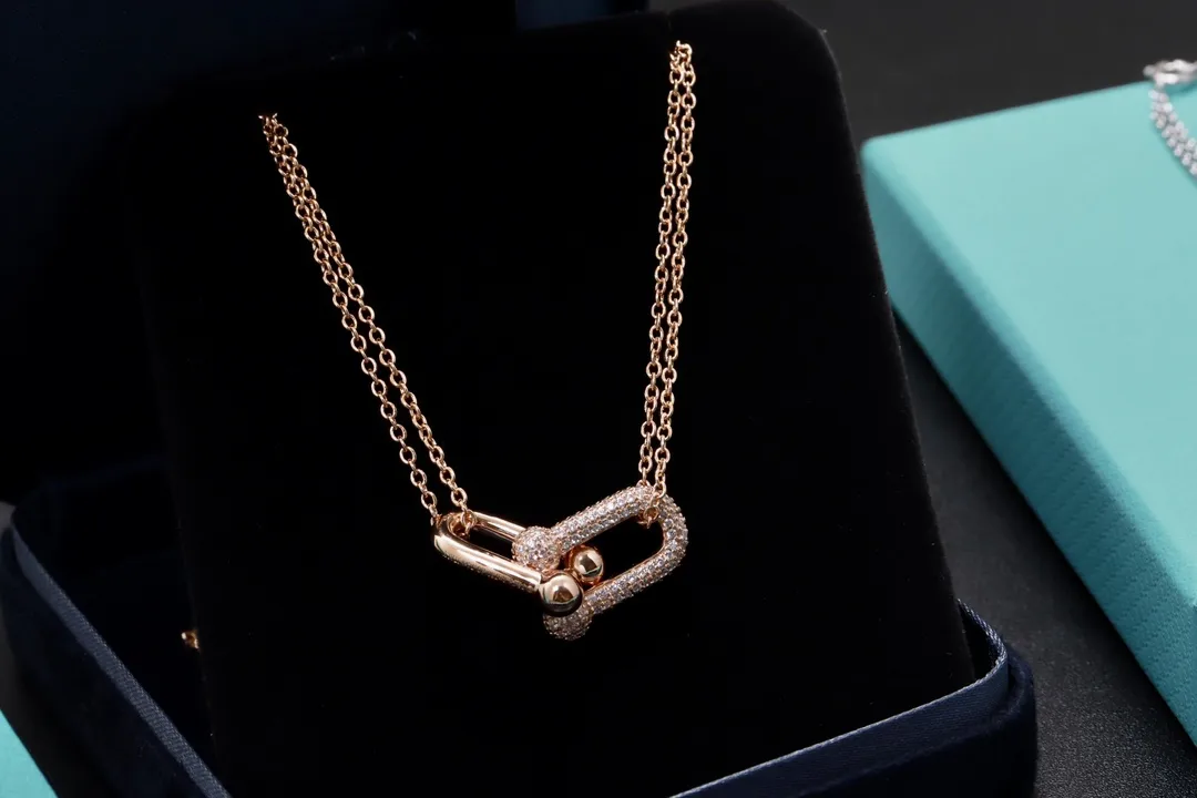 HardWear Double Link Pendant Necklace (Gold-Plated Brass) D14517019 — view 3