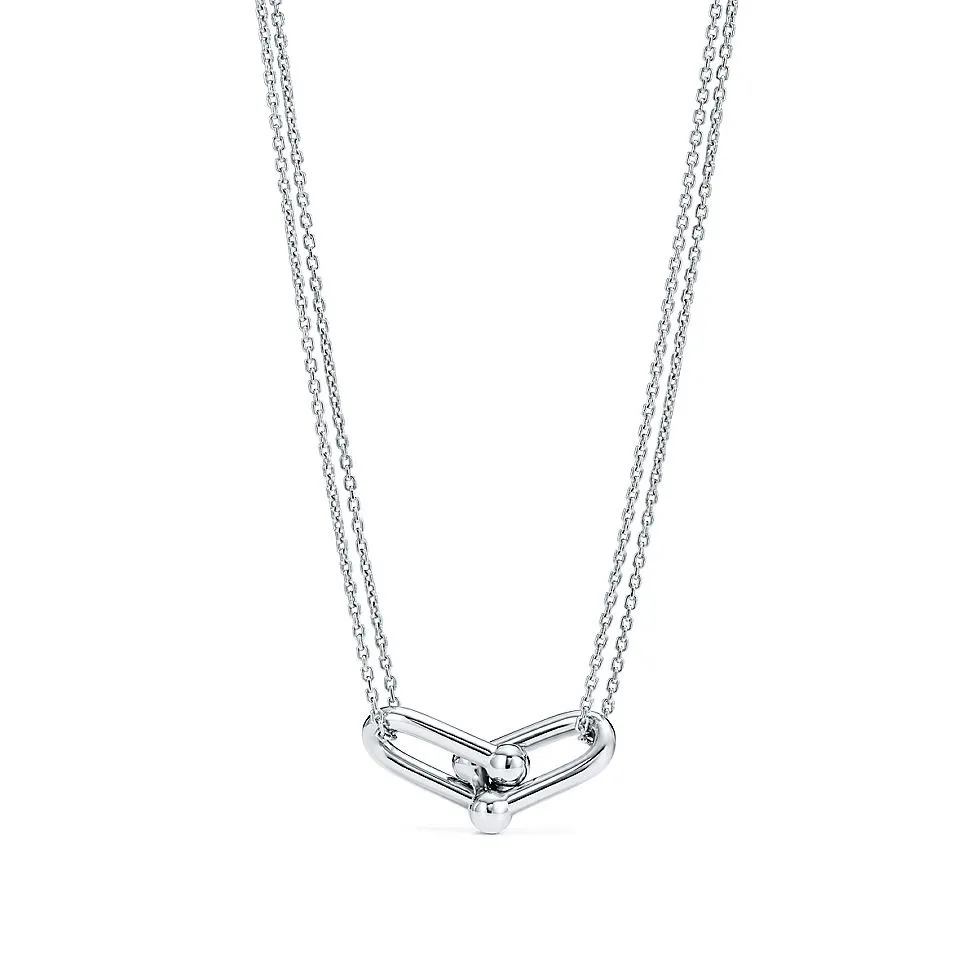 HardWear Double Link Pendant Necklace (Gold-Plated Brass) D12517018