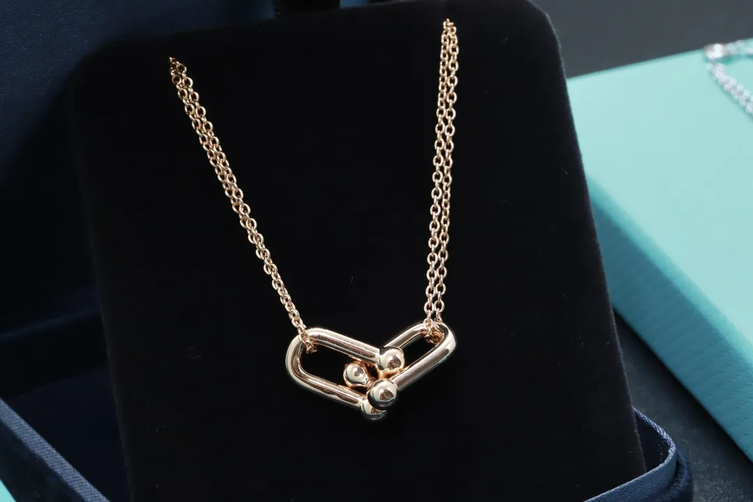 HardWear Double Link Pendant Necklace (Gold-Plated Brass) D12517018 — view 4