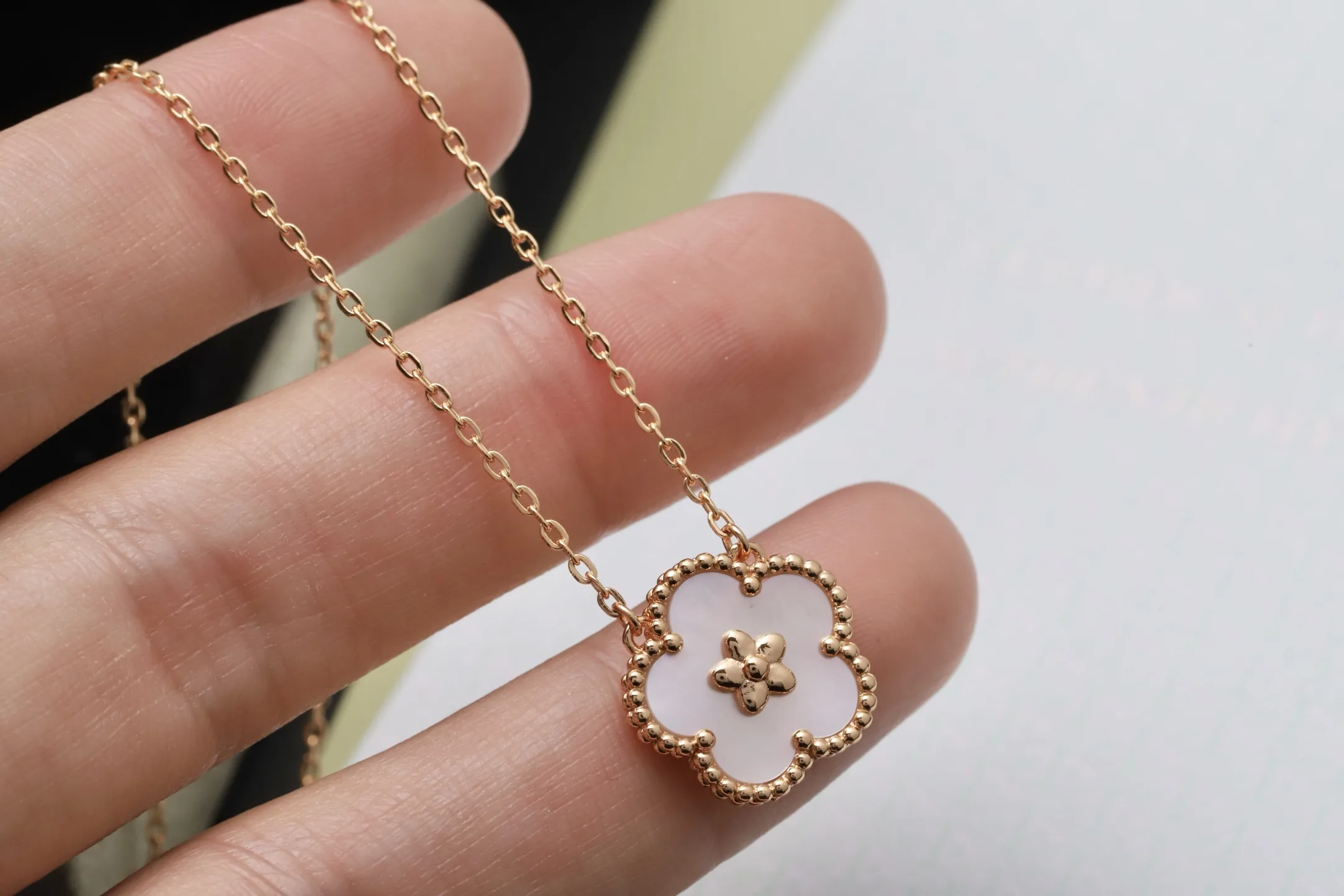 Lucky Spring Plum Blossom Pendant Necklace (Sterling Silver) D15017201 — view 5