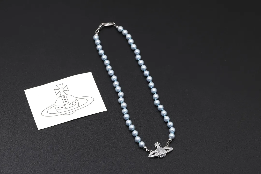 Orb Saturn Pearl Necklace and Bracelet Set D16516984 — view 2
