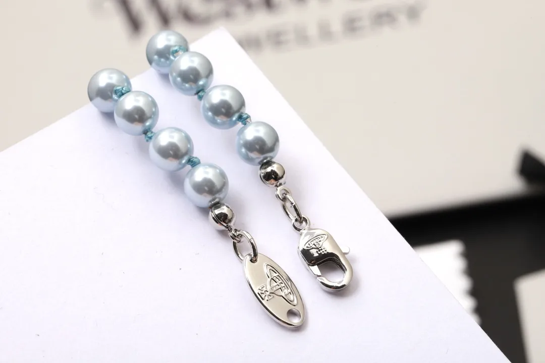 Orb Saturn Pearl Necklace and Bracelet Set D16516984 — view 7