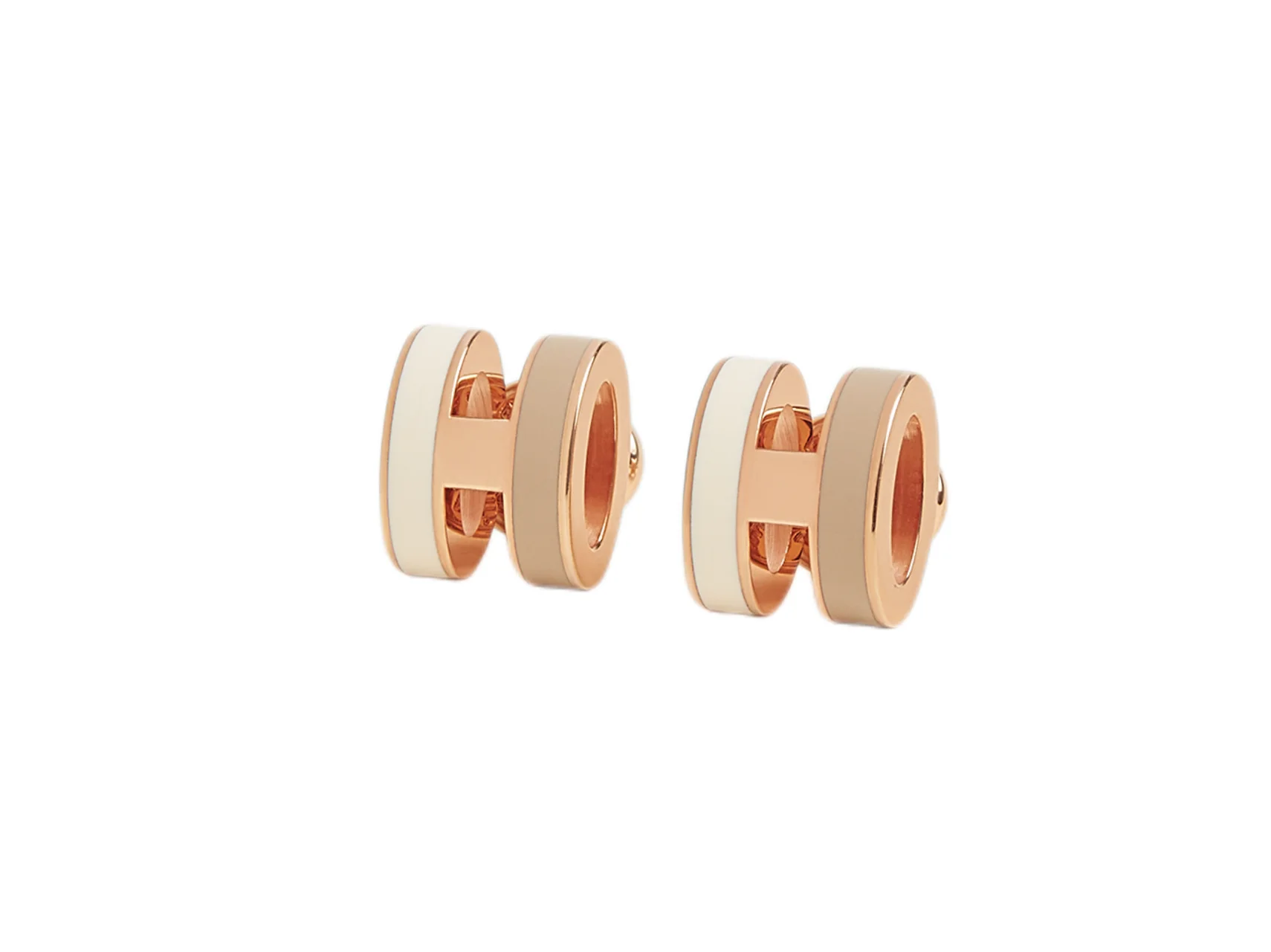 Pop H Mini Enamel Stud Earrings D17517057