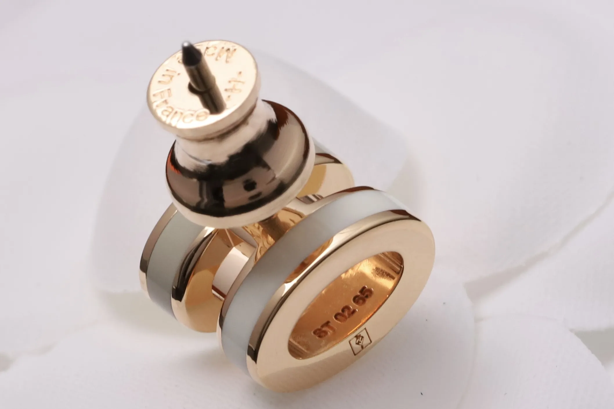 Pop H Mini Enamel Stud Earrings D17517057 — view 6