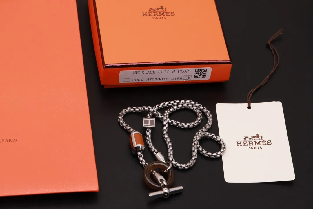 Meli Melo Buffalo Horn and Leather Pendant Necklace D24517719 — view 5