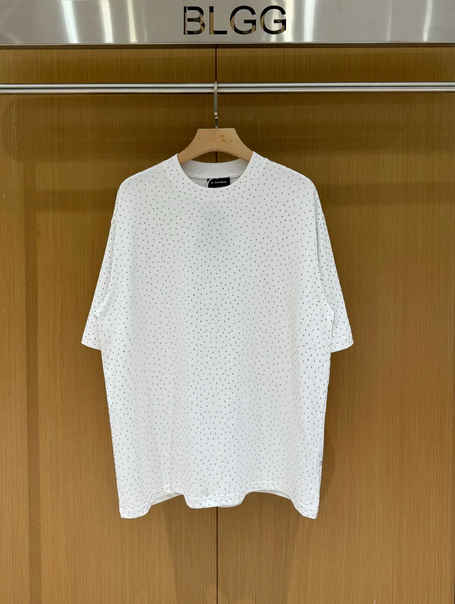 Crystal-Embellished Oversized T-Shirt D14011440 — view 4